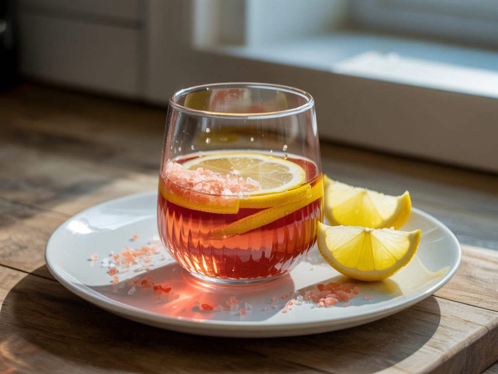 Pink Salt Recipe – The Best 4-Ingredient Detox Drink to Try Now 5 Pink Salt Recipe detox drink with lemon and ACV