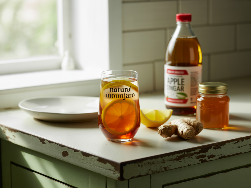 Natural Mounjaro Recipe: The Best 4-Ingredient Weight Loss Detox Drink 5 Natural Mounjaro Recipe detox drink with fresh ingredients