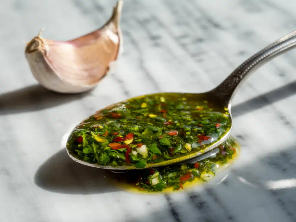 Steak Chimichurri Dense Bean Salad Recipe – The Best Combo! 5 chimichurri sauce for steak and bean salad