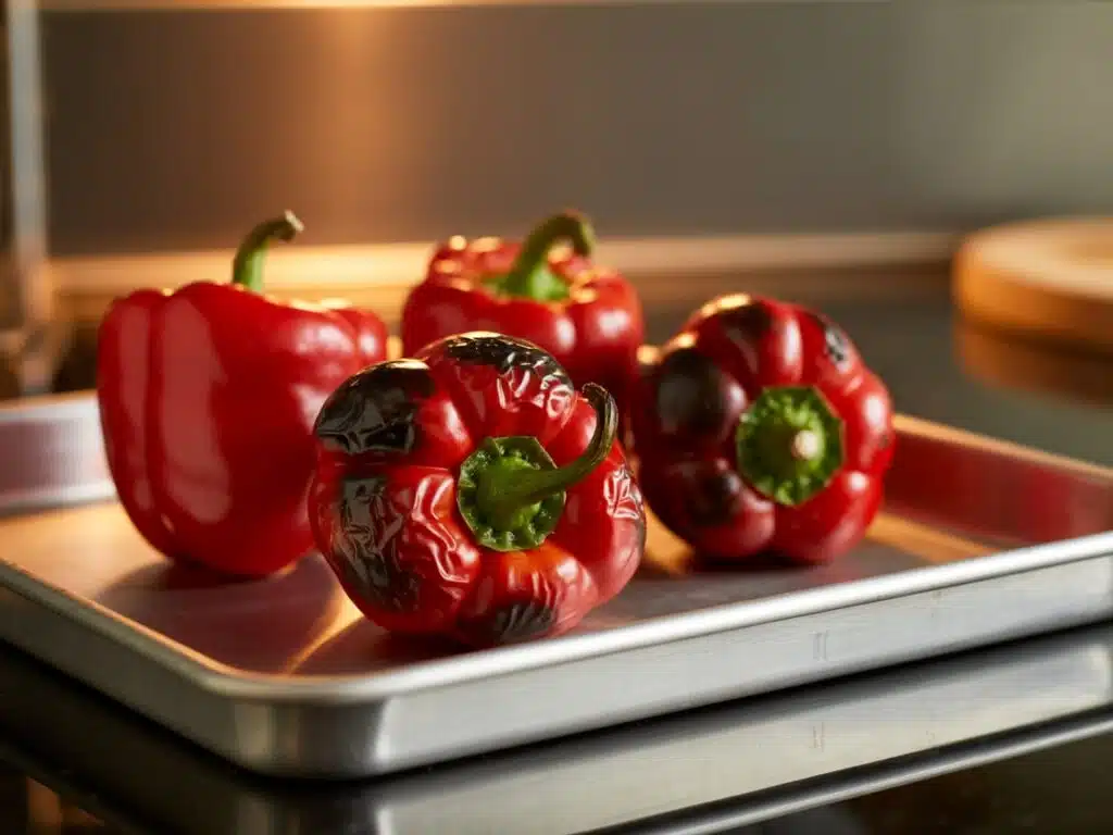 Red Pepper Coulis: The Ultimate Flavor Enhancer for Every Dish 5 Roasted red bell peppers for red pepper coulis