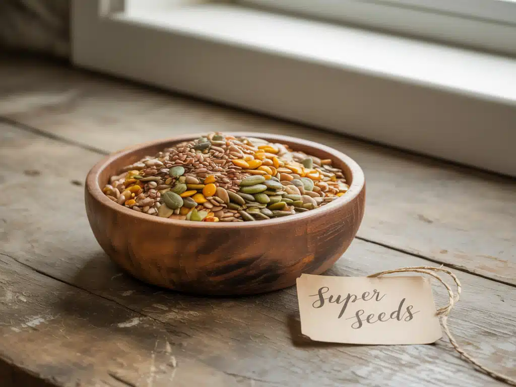 Bariatric Seed Recipe: The Best 2025 High-Fiber Mix for Weight Loss 6 bariatric seed recipe in a wooden bowl