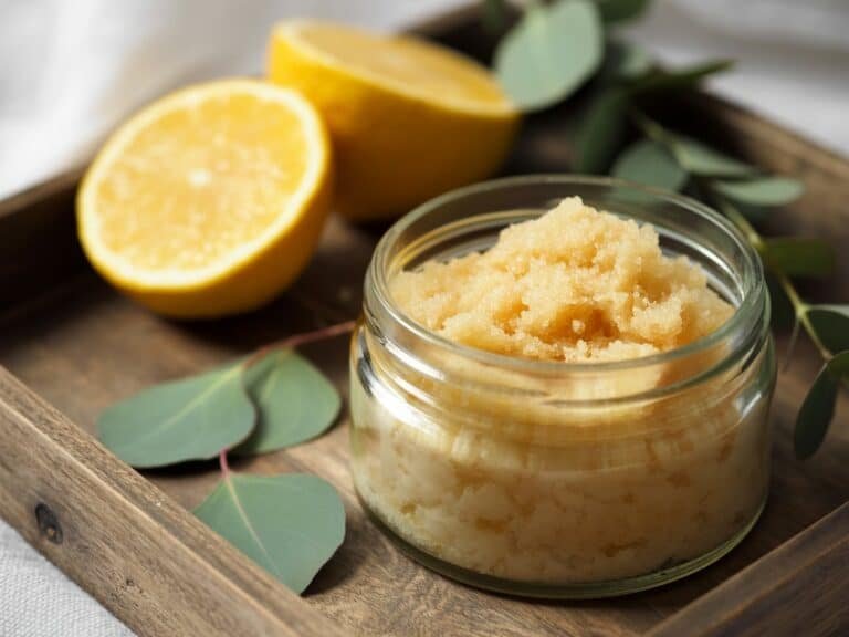 Easy Homemade Sugar Scrub – The Best 3-Ingredient DIY for Glowing Skin 6 easy homemade sugar scrub in a glass jar