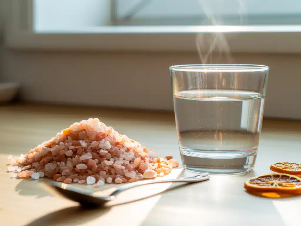 Himalayan Salt Mouth Rinse Recipe – Benefits, DIY Guide & Expert Tips 5 Mixing Himalayan pink salt for mouth rinse