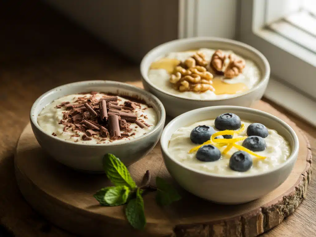 Semolina Pudding Recipes – The Best Classic & Creative Sweet Ideas 7 semolina pudding in three flavor variations