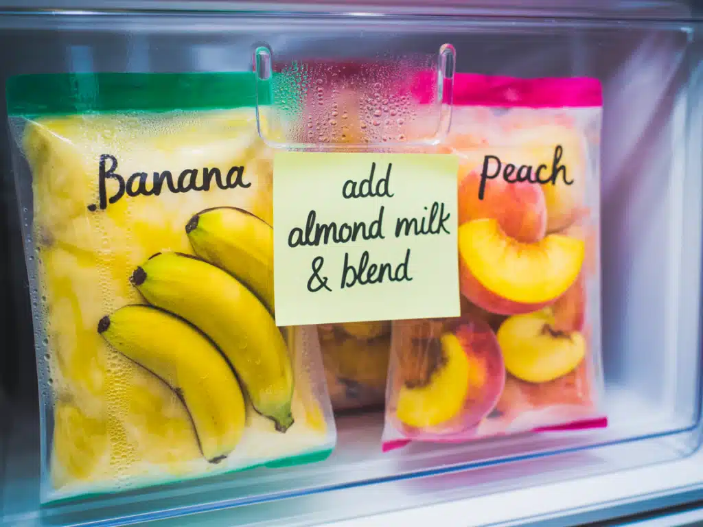 Banana Peach Smoothie Recipe – The Best 5-Minute Healthy Blend 8 smoothie freezer packs banana peach