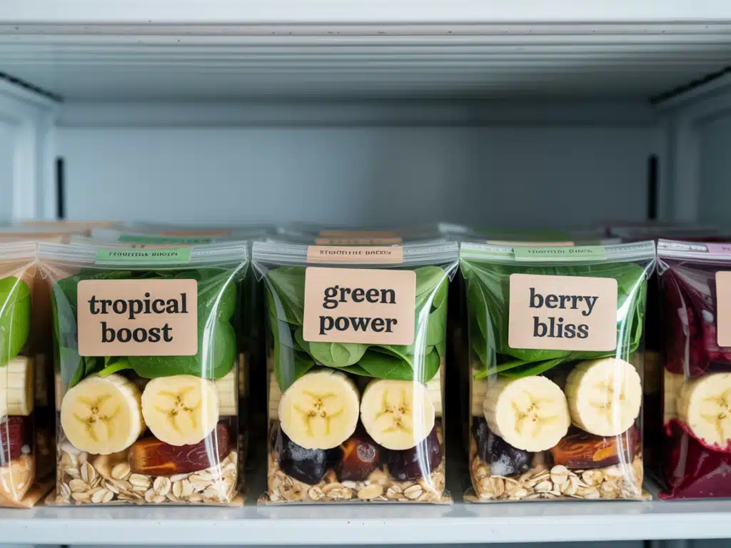 Smoothies with Medjool Dates: The Ultimate Guide to Creamy, Naturally Sweet Sips 8 Smoothie freezer prep with Medjool dates