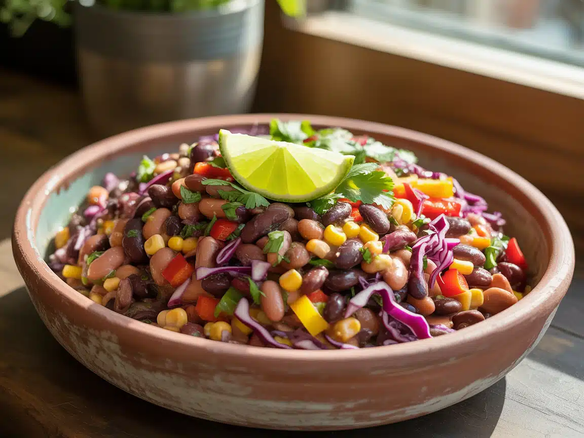 Southwest Dense Bean Salad – Healthy, Hearty & Bold