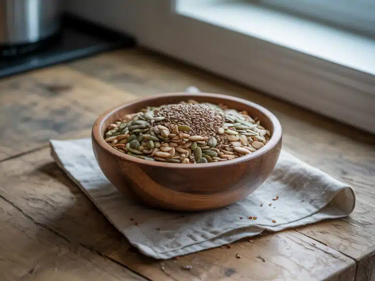 Bariatric Seed Recipe: The Best 2025 High-Fiber Mix for Weight Loss 8 bariatric seed recipe in a wooden bowl