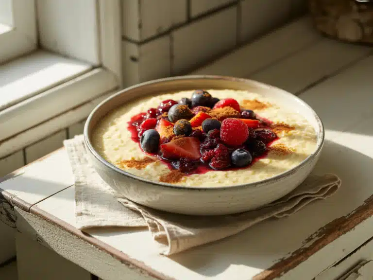 Semolina Pudding Recipes – The Best Classic & Creative Sweet Ideas 6 creamy semolina pudding recipes with berry topping
