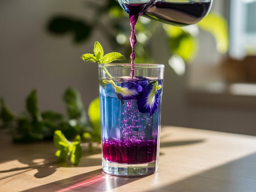 Blue Raspberry Lemonade – The Best 9-Part Guide to This Refreshing Summer Classic 8 butterfly pea flower lemonade changing color naturally