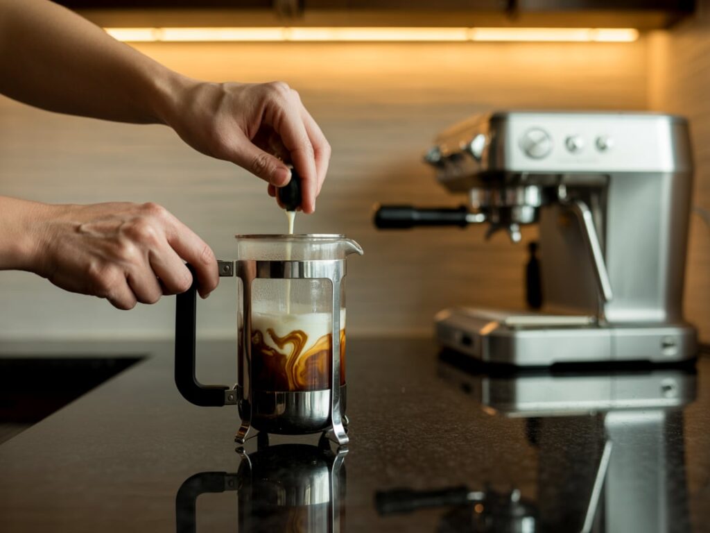 Breve Latte – The Best Creamy Coffee Upgrade You Need to Try Today 7 Frothing half-and-half for homemade breve latte