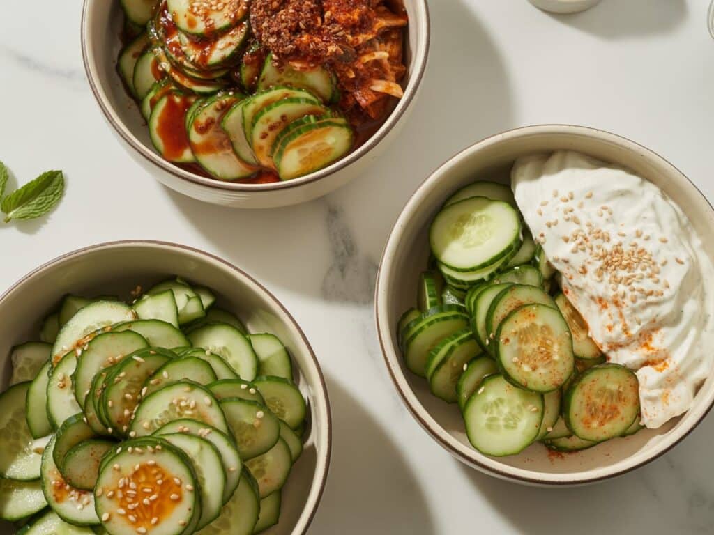 Viral Cucumber Salad Recipe: Why This Trending Dish is Blowing Up Online 7 cucumber salad variations TikTok recipe